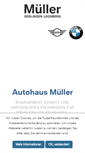 Mobile Screenshot of bmw-mueller.net